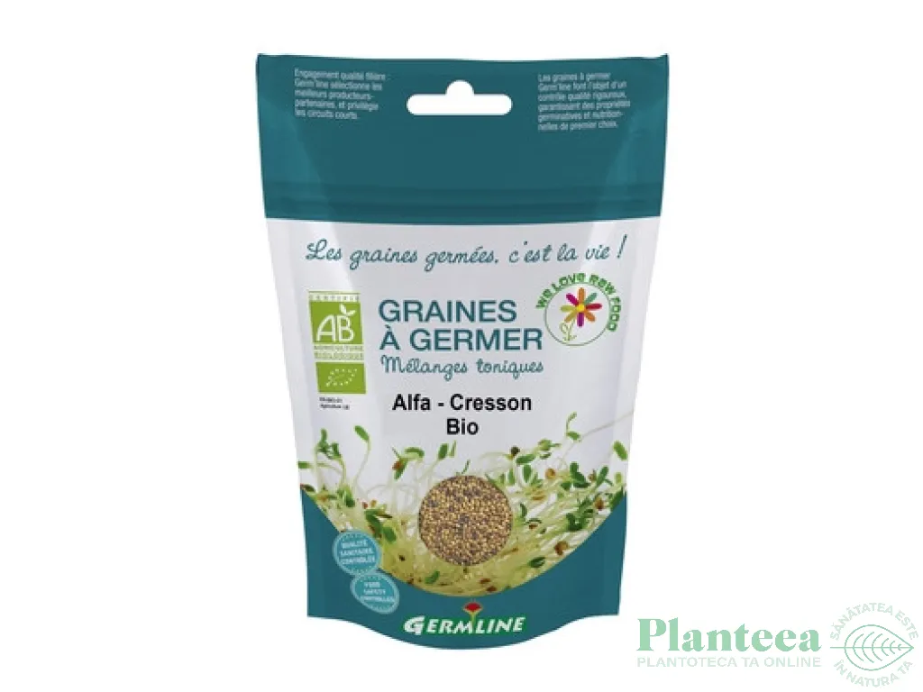 Seminte mix alfalfa creson pt germinat eco 150g - GERMLINE