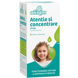 Sirop atentie concentrare copii +1an Alinan 150ml - FITERMAN