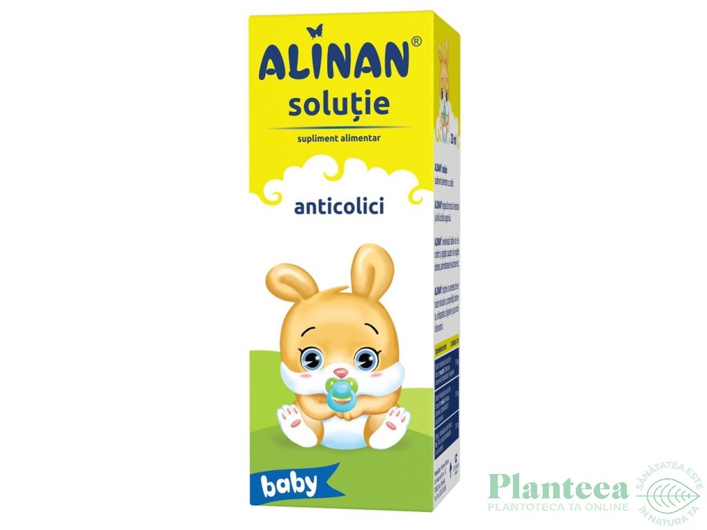 Solutie anticolici bebe +0luni happy Alinan 20ml - FITERMAN