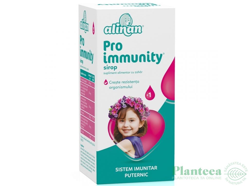Sirop Pro Immunity copii +1an Alinan 150ml - FITERMAN