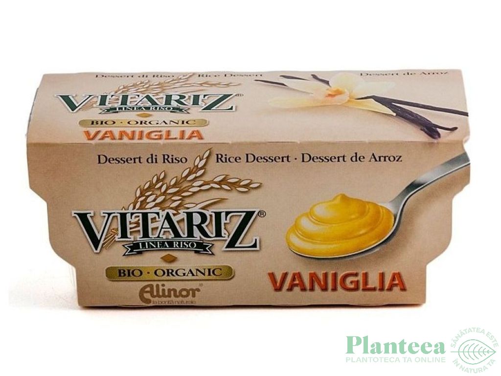 Desert crema orez vanilie eco 2x100g - VITARIZ