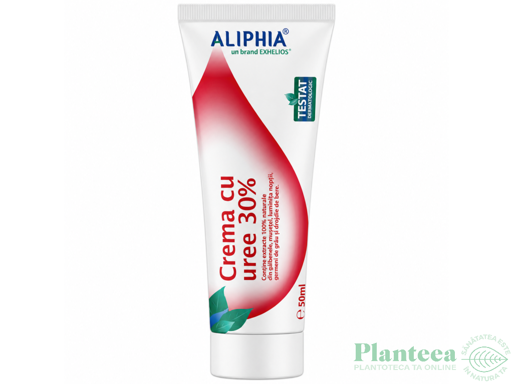 Crema cu uree 30% cu miros de tei 50ml - ALIPHIA