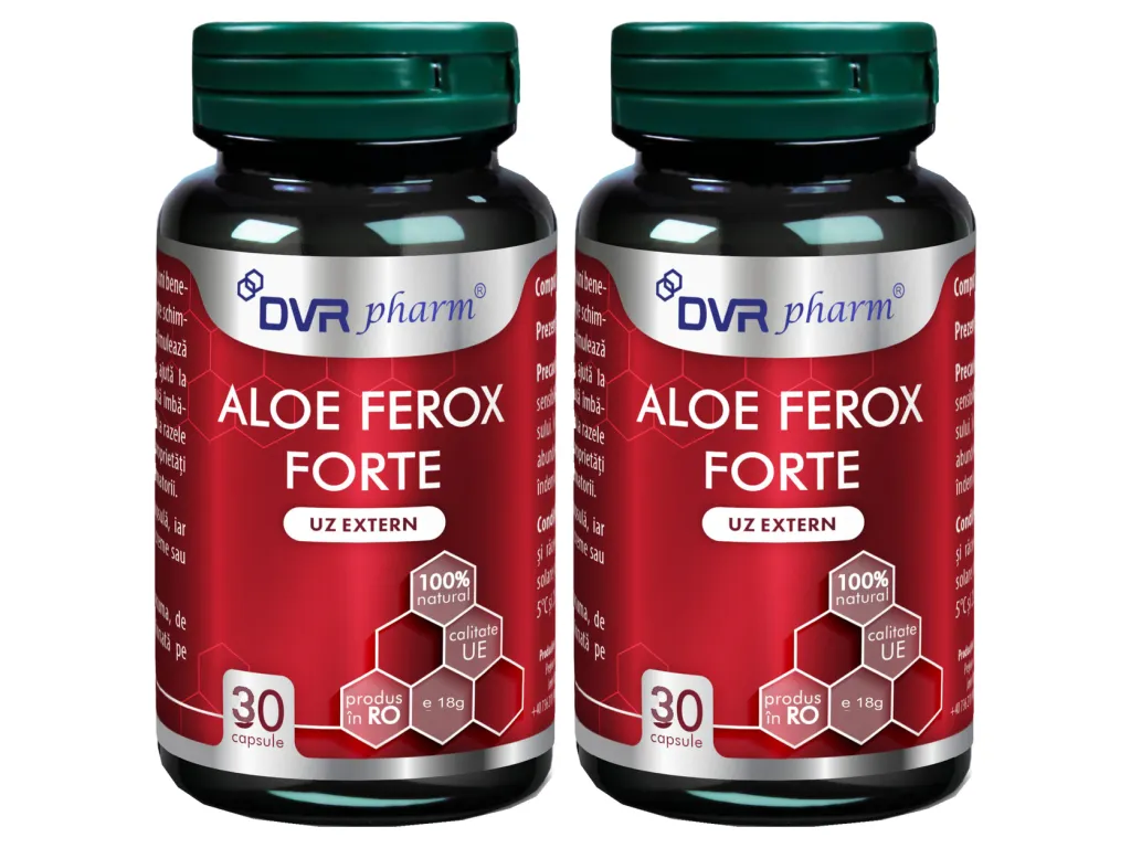 Set Aloe ferox forte 2x30cps - DVR PHARM