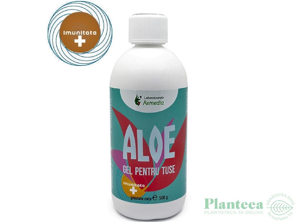 Suc gel aloe vera tuse 500ml - REMEDIA