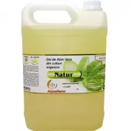 Suc gel aloe vera organica cu pulpa AloeNatur plastic 5L - AQUA NANO
