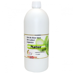 Suc gel aloe vera cu pulpa AloeNatur plastic 500ml - AQUA NANO