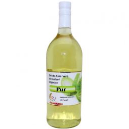 Suc gel aloe vera organica fara pulpa AloePur sticla 500ml - AQUA NANO