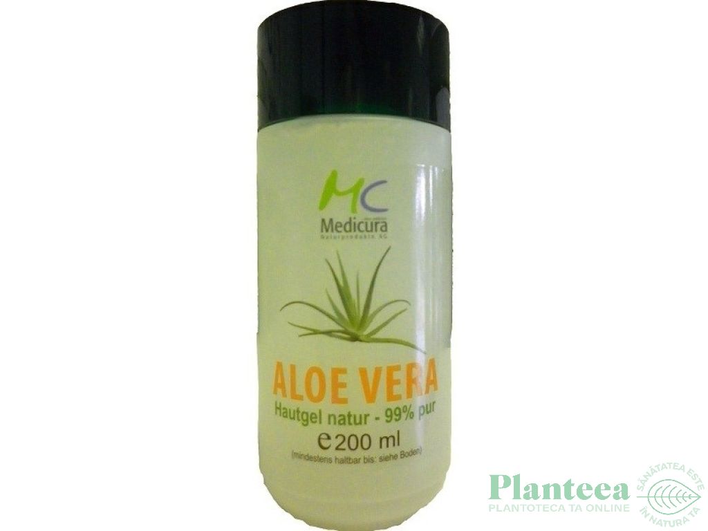 Gel aloe vera pur corp 200ml - MEDICURA