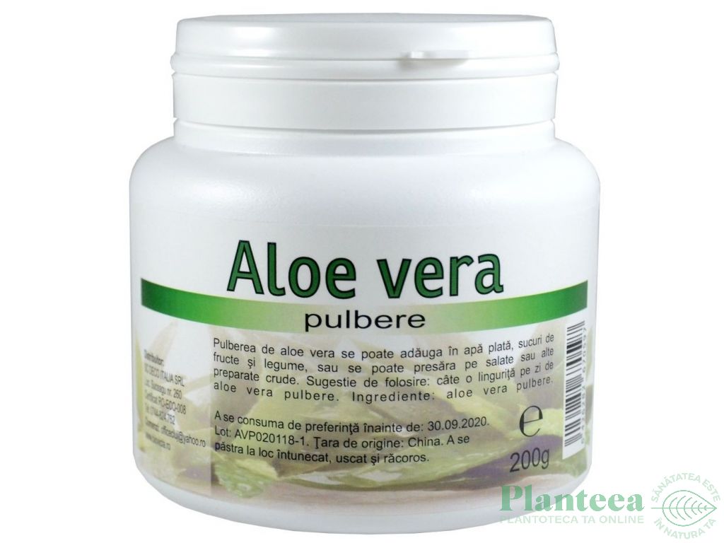 Pulbere aloe vera 200g - DECO ITALIA