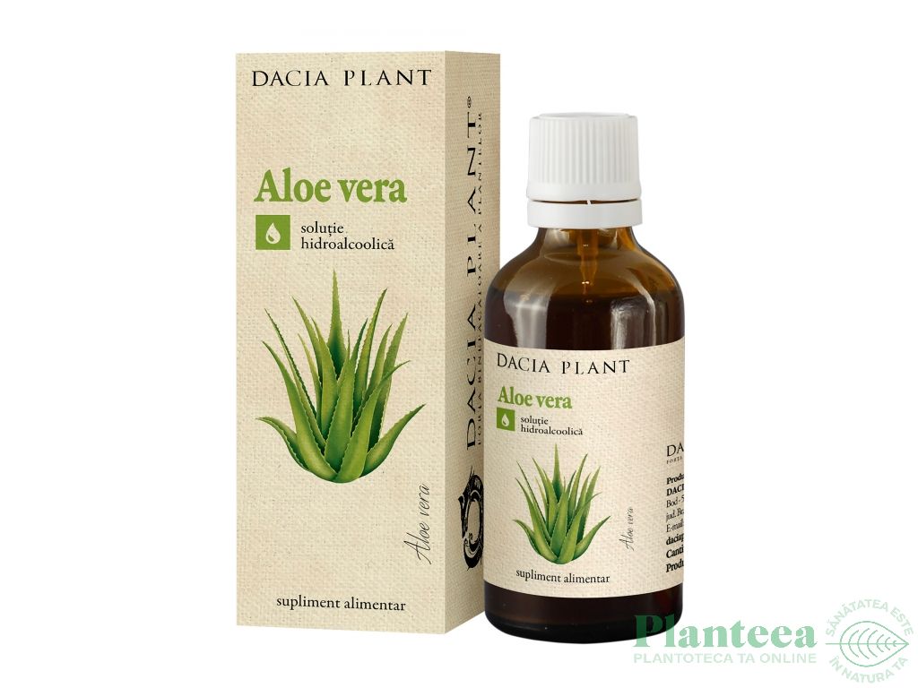 Tinctura aloe 50ml - DACIA PLANT