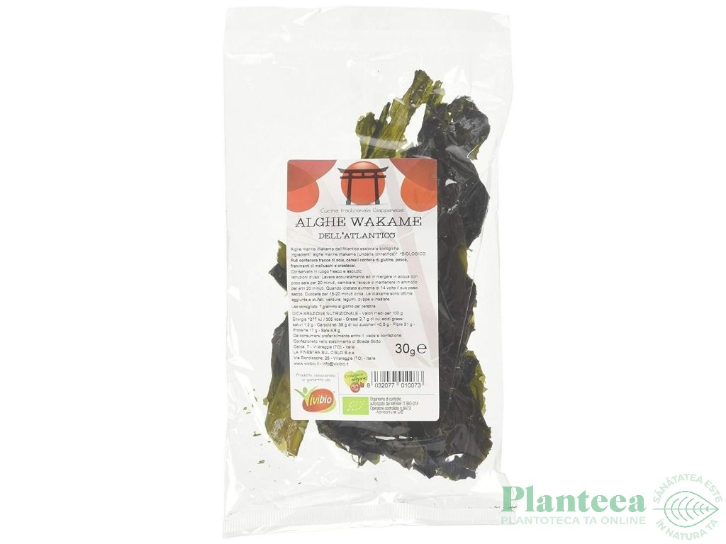 Alge wakame uscate eco 30g - VIVIBIO