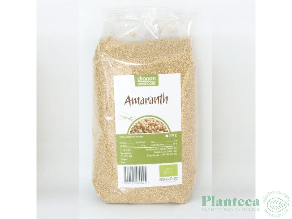 Amarant boabe eco 500g - SMART ORGANIC