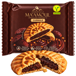Biscuite vegan crema curmale fara zahar Ma' amoul 50g - AMBROZIA