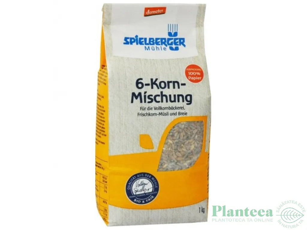 Amestec 6cereale boabe eco 1kg - SPIELBERGER