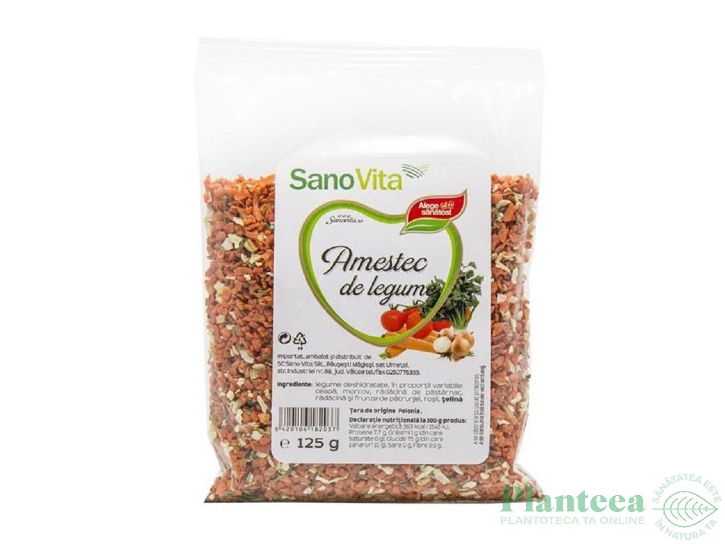 Amestec legume ardelenesc fara sare 125g - SANOVITA