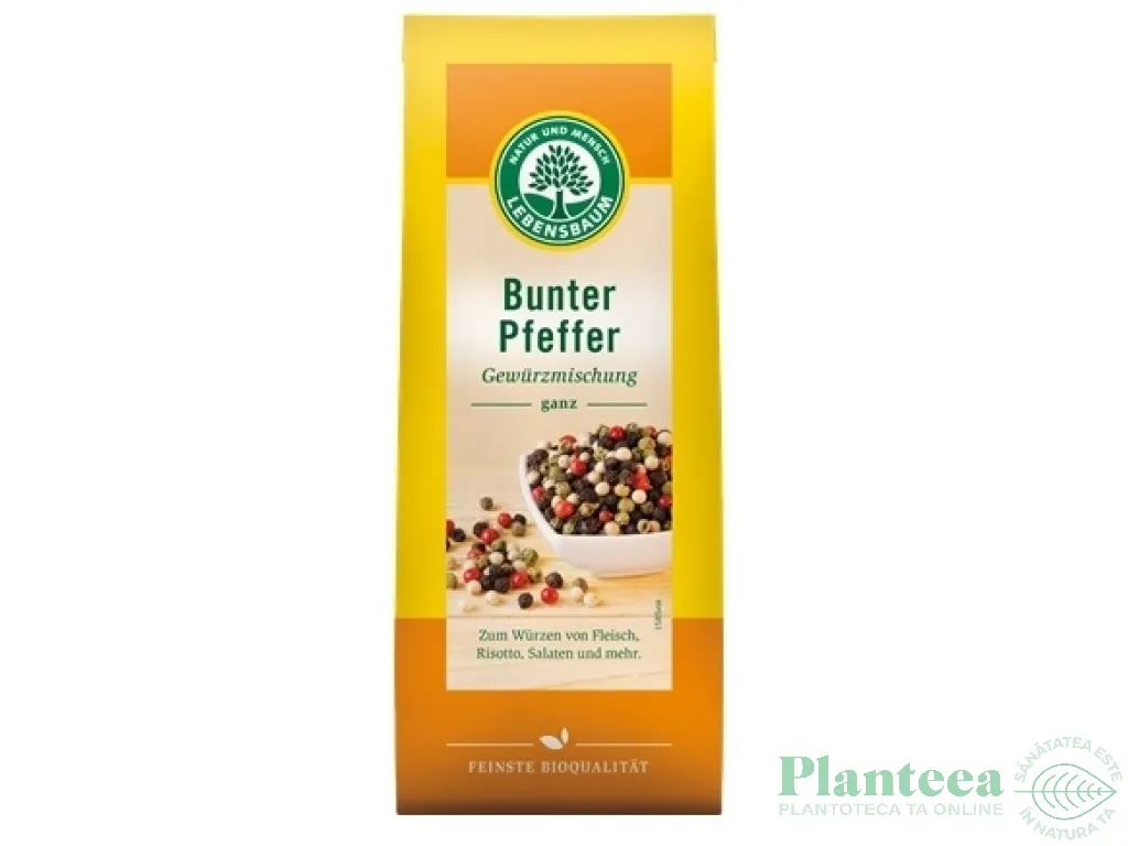 Condiment piper amestec boabe eco 50g - LEBENSBAUM