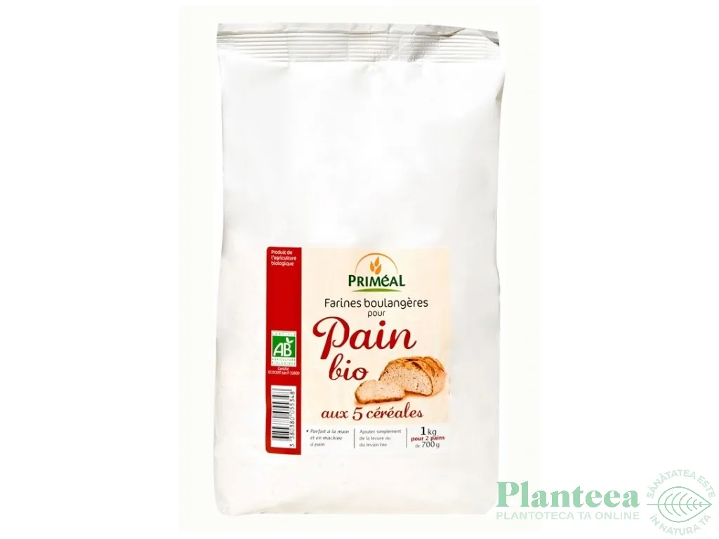 Premix paine 5cereale seminte eco 1kg - PRIMEAL