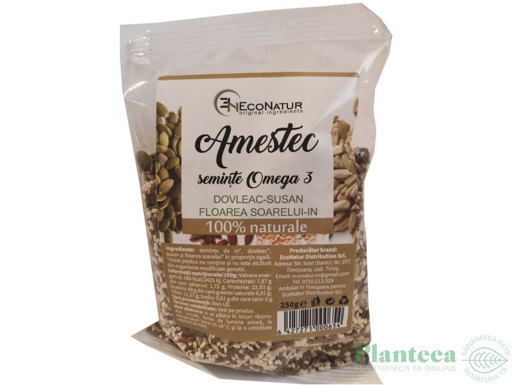 Mix seminte omega3 250g - ECONATUR