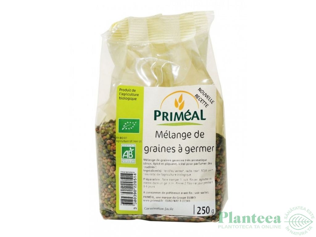 Mix seminte pt germinat eco 250g - PRIMEAL