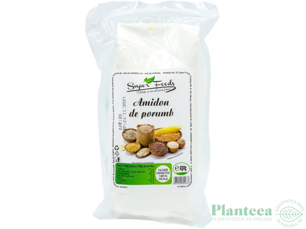 Amidon porumb 250g - SUPERFOODS