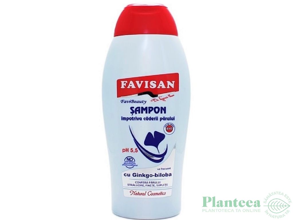 Sampon contra caderii parului ginkgo biloba 250ml - FAVISAN