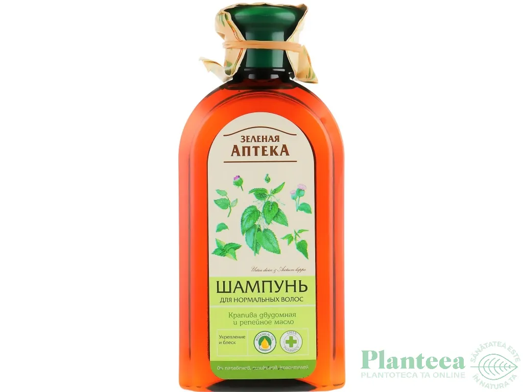 Sampon par normal urzica ulei brusture 350ml - ZELENAYA APTEKA