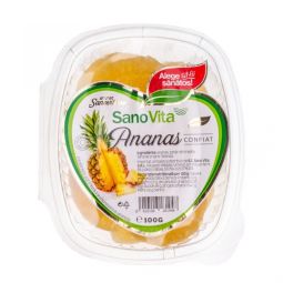 Ananas confiat 100g - SANOVITA