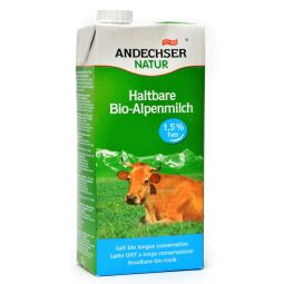 Lapte vaca uht 1,5%gr 1L - ANDECHSER