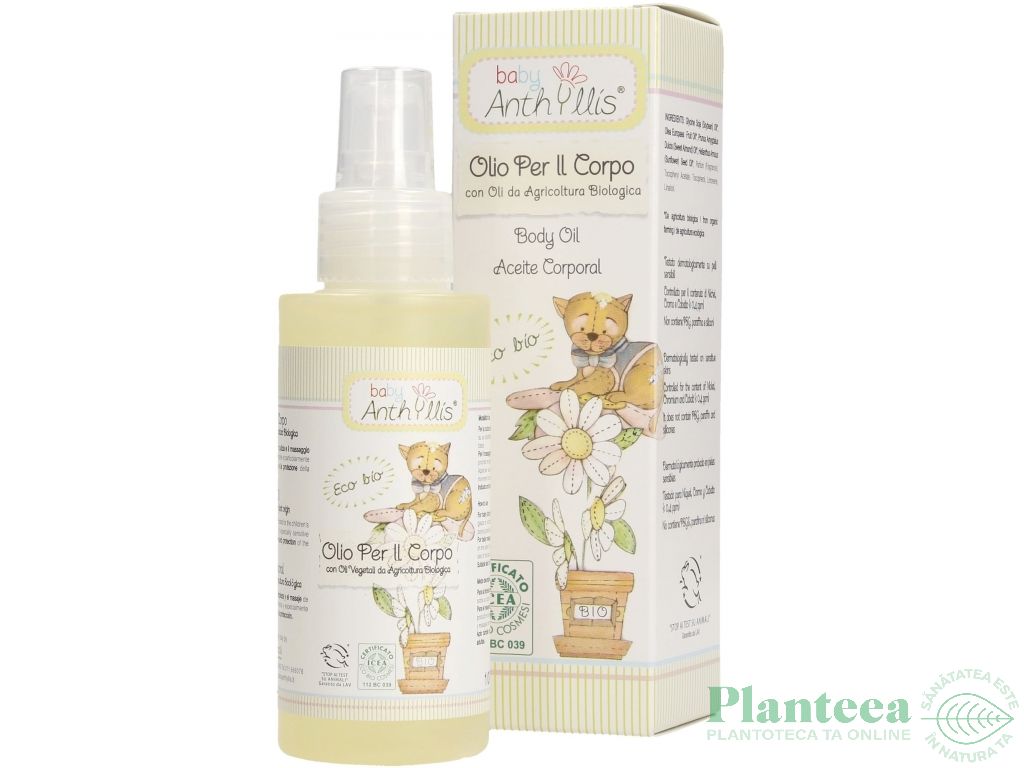 Ulei corp bebe 200ml - ANTHYLLIS