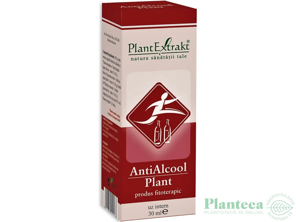 Tinctura Antialcool plant 30ml - PLANTEXTRAKT