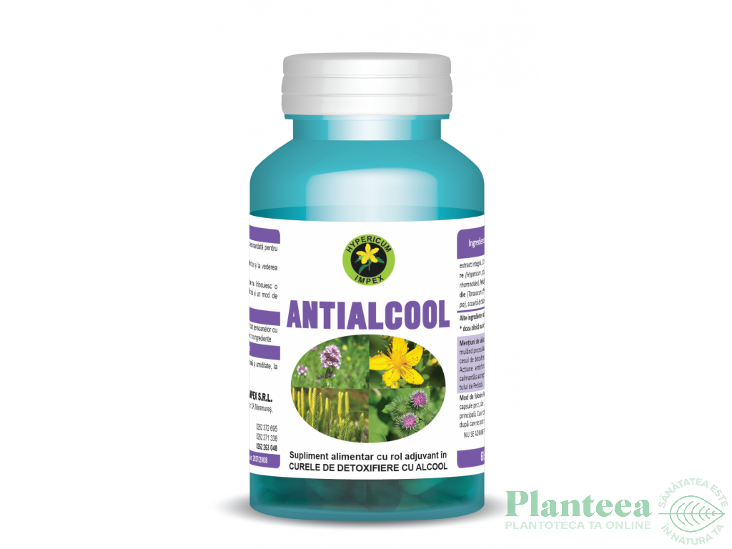 Antialcool 60cps - HYPERICUM PLANT