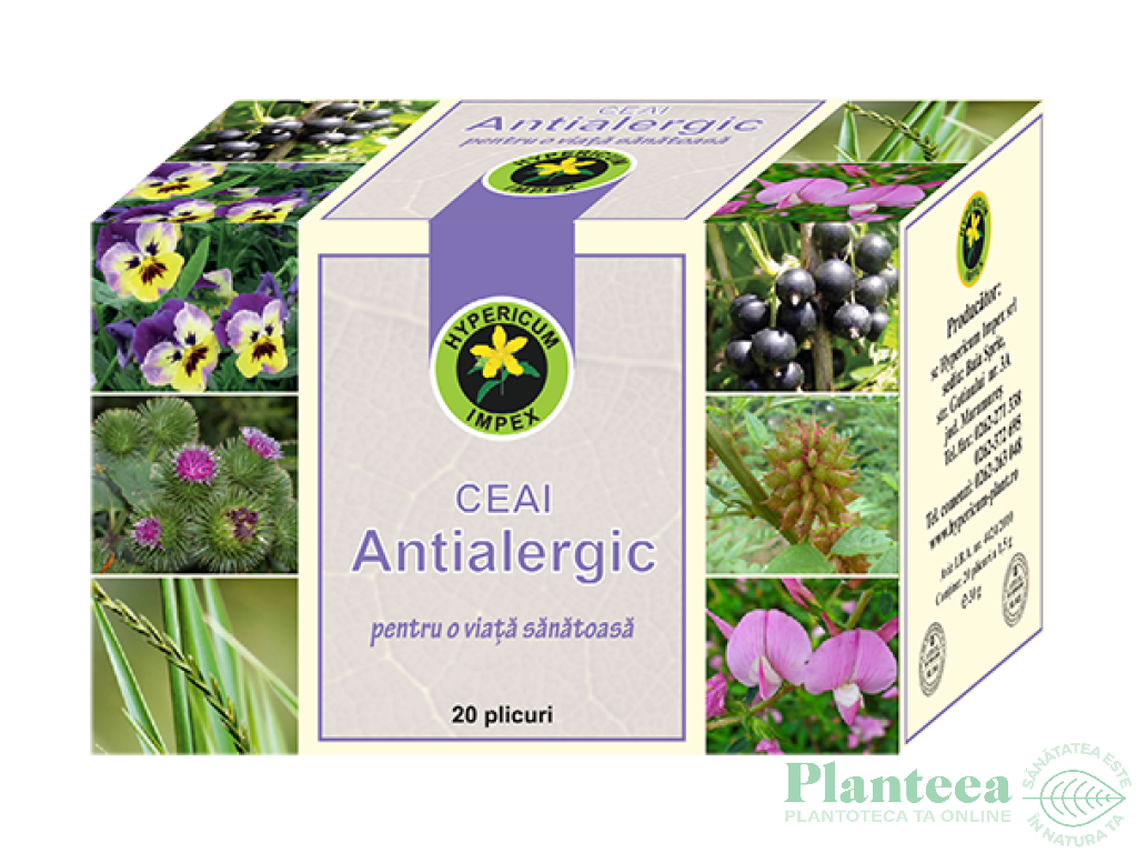 Ceai antialergic 20dz - HYPERICUM PLANT
