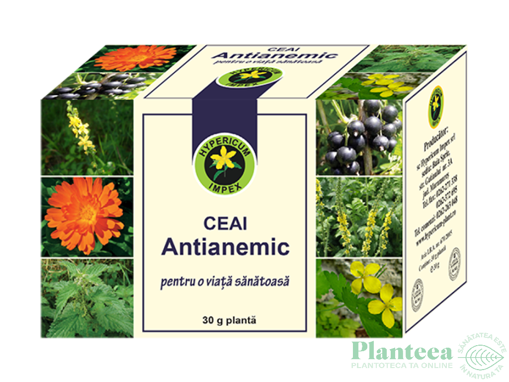 Ceai antianemic 30g - HYPERICUM PLANT