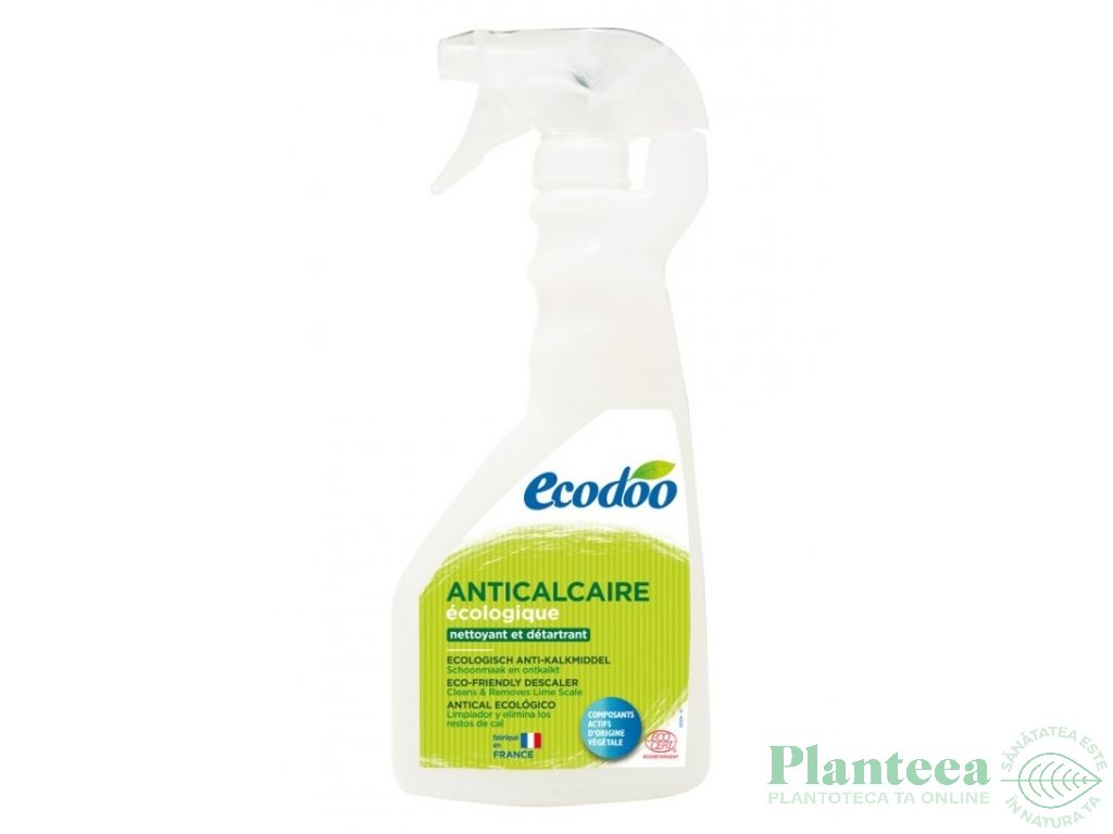 Solutie anticalcar suprafete 500ml - ECODOO