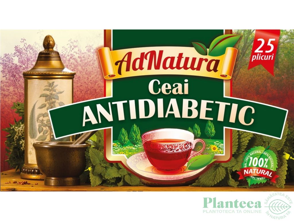 Ceai antidiabetic 20dz - ADNATURA