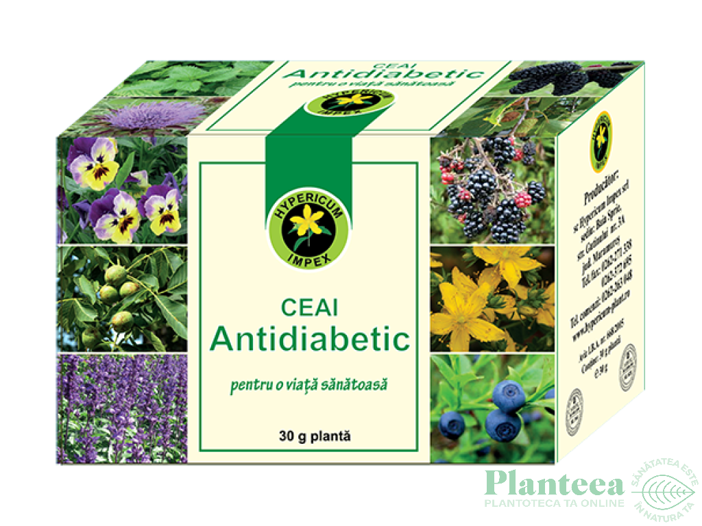 Ceai antidiabetic 30g - HYPERICUM PLANT