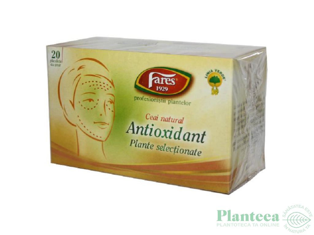 Ceai natural Antioxidant 20dz - FARES