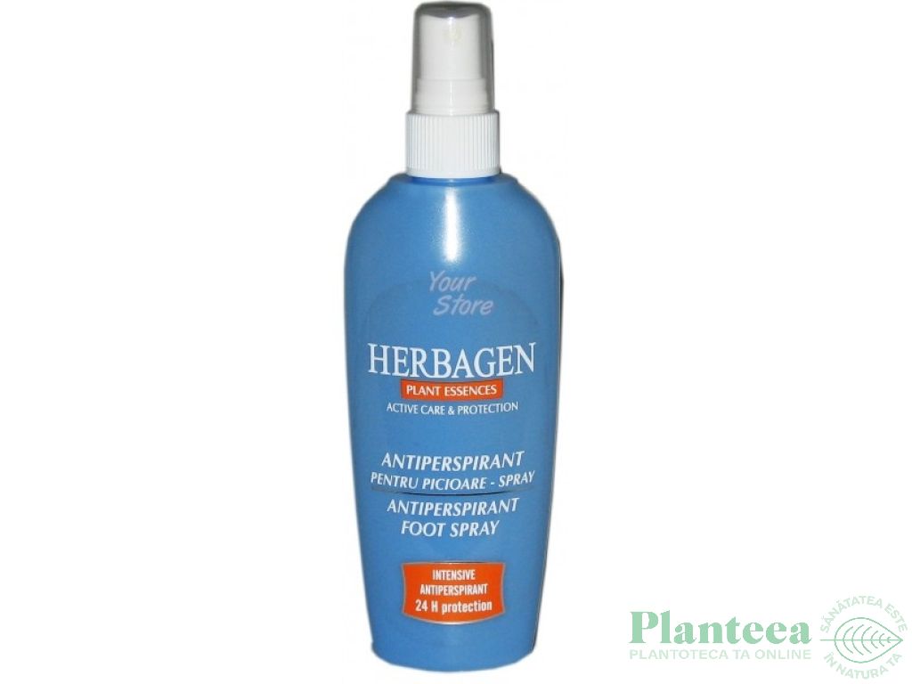 Spray antiperspirant picioare 150ml - HERBAGEN