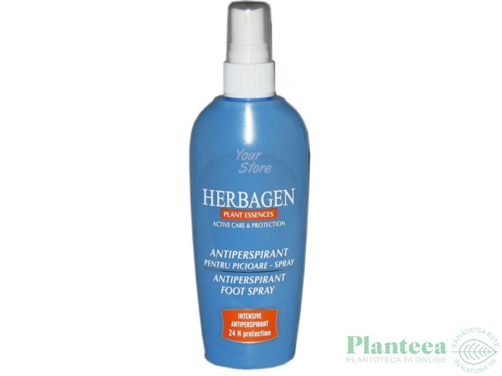 Spray antiperspirant picioare 150ml - HERBAGEN