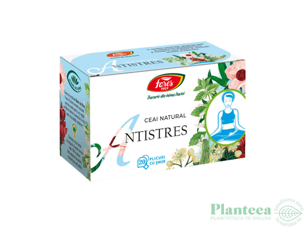 Ceai natural Antistres 20dz - FARES