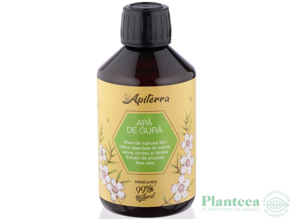 Apa gura miere manuka plante 250ml - APITERRA