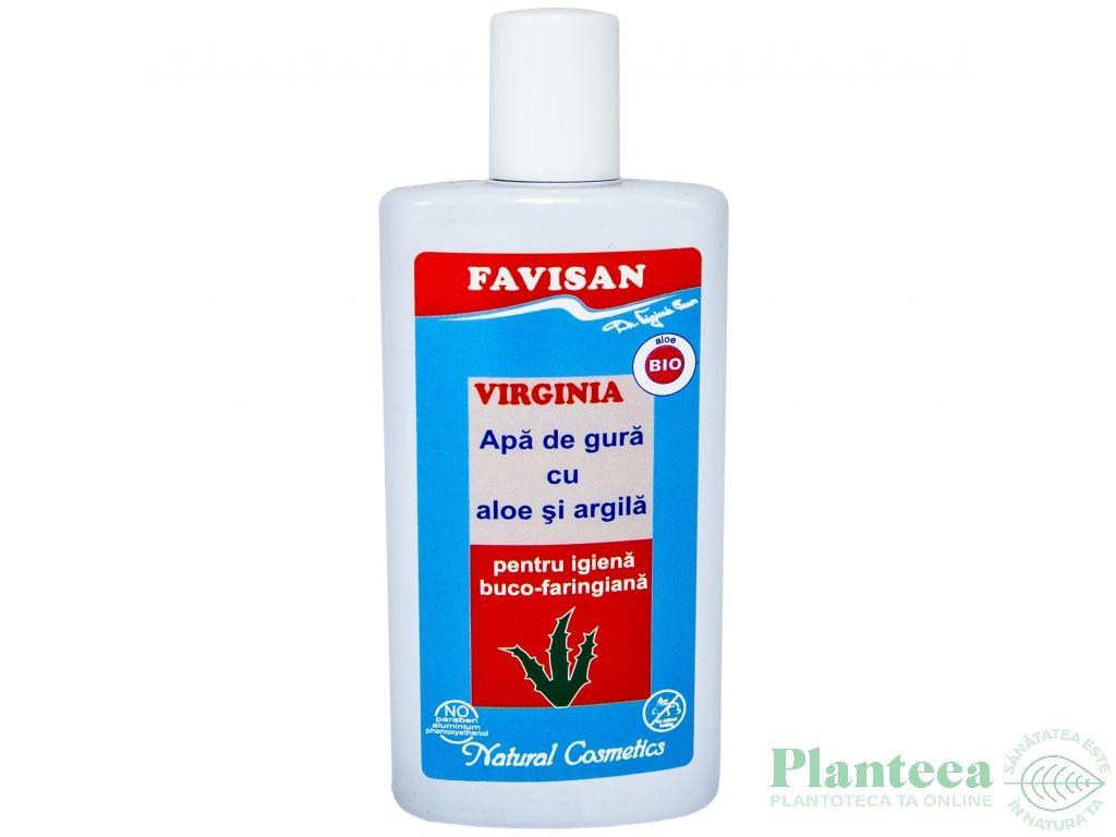 Apa gura aloe argila Virginia 125ml - FAVISAN