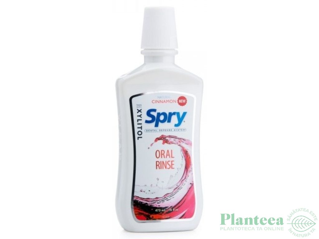 Apa gura xylitol scortisoara 473ml - SPRY