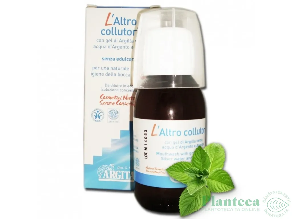 Apa gura argila verde 100ml - ARGITAL