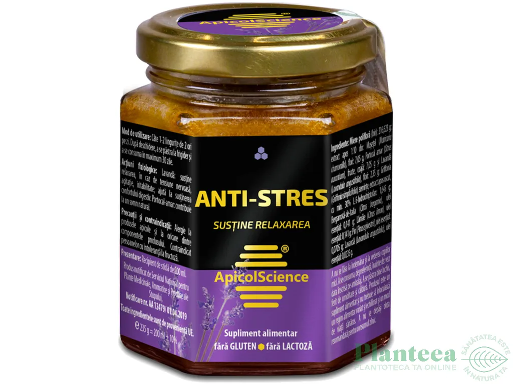 Remediu apicol Antistres 235g - APICOL SCIENCE