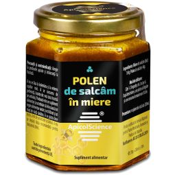 Polen salcam in miere 230g - APICOL SCIENCE