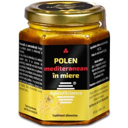 Polen mediteranean in miere 225g - APICOL SCIENCE