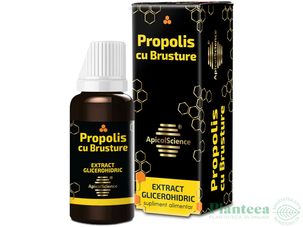 Extract glicerohidric propolis brusture 30ml - APICOL SCIENCE