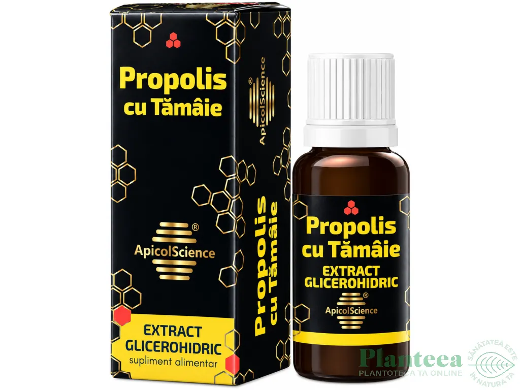 Extract glicerohidric propolis tamaie 30ml - APICOL SCIENCE