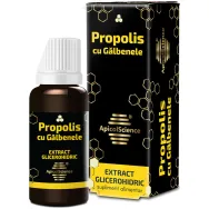 Extract glicerohidric propolis galbenele 30ml - APICOL SCIENCE